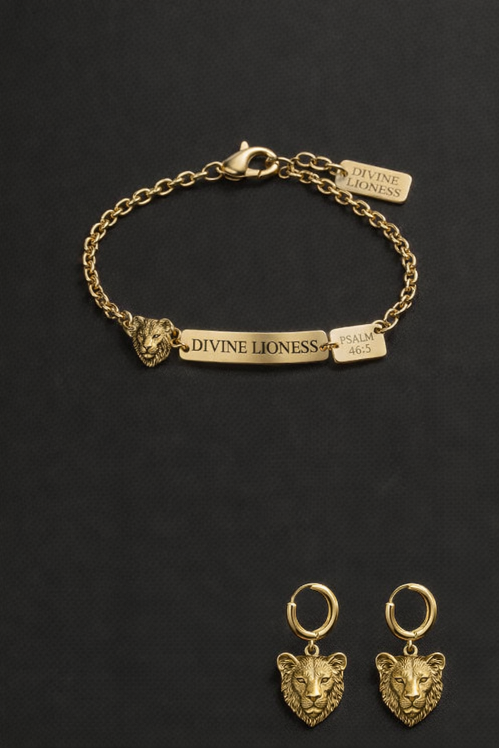 Divine Lioness Jewelry Set