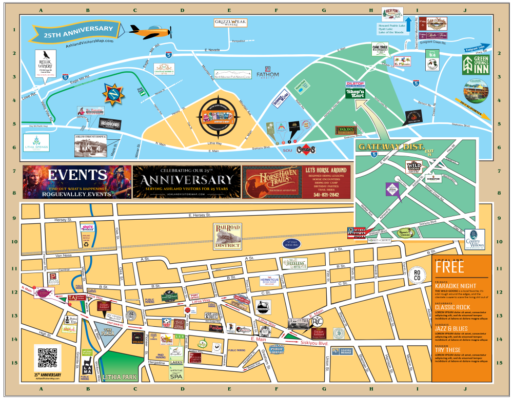 2026 ASHLAND VISITORS MAP-BUSINESS LISTING COMBO PKG-(red headline)