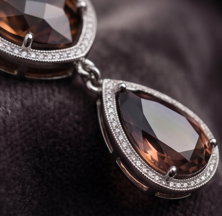 Elegant Amethyst Drop Earrings