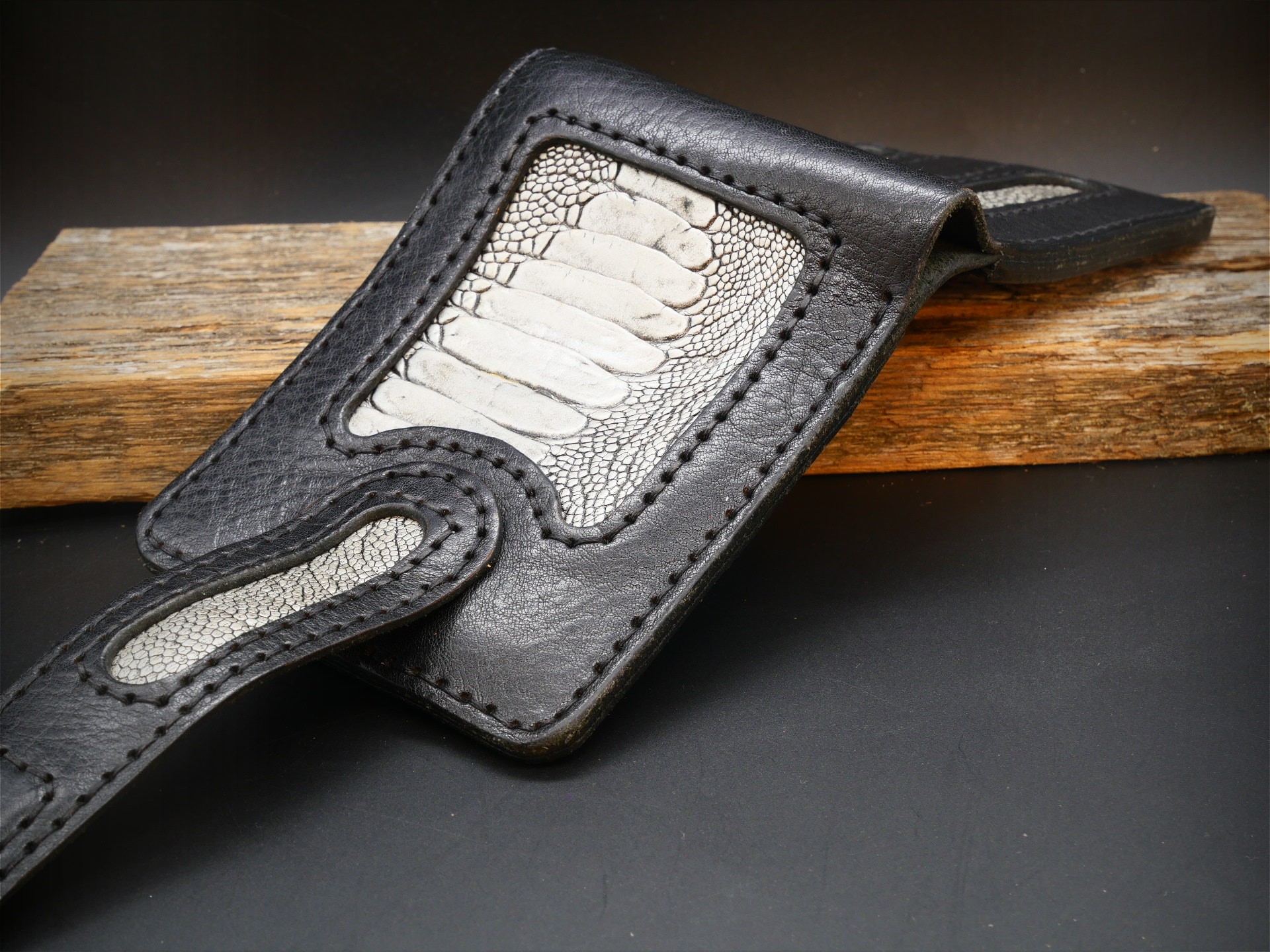 Natūralios odos piniginė "Shadow"