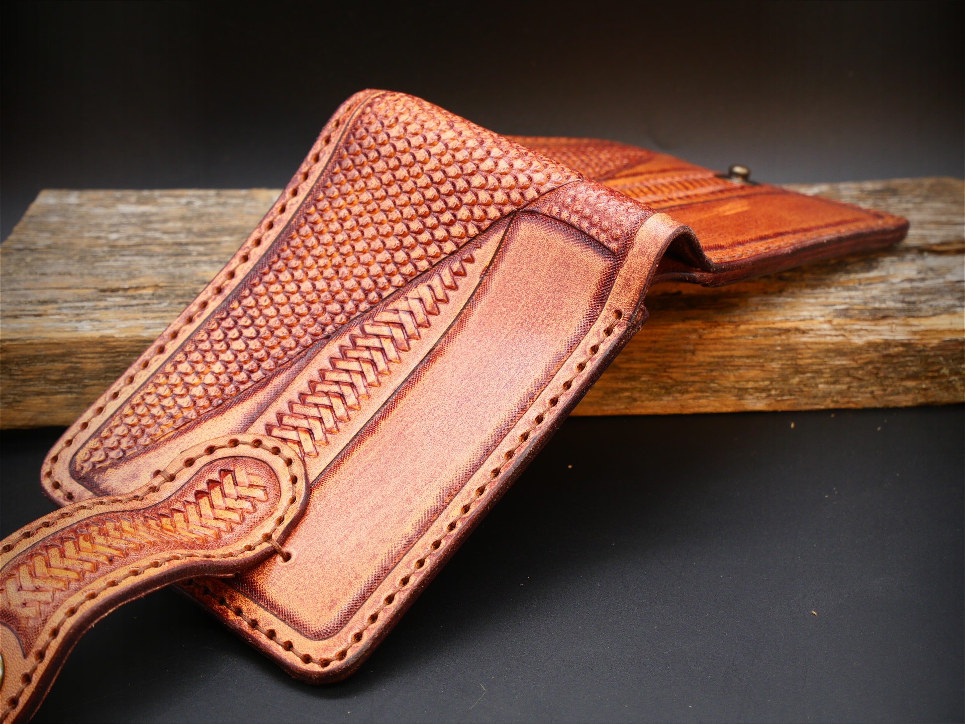 Odinė piniginė "Dragon Rider"