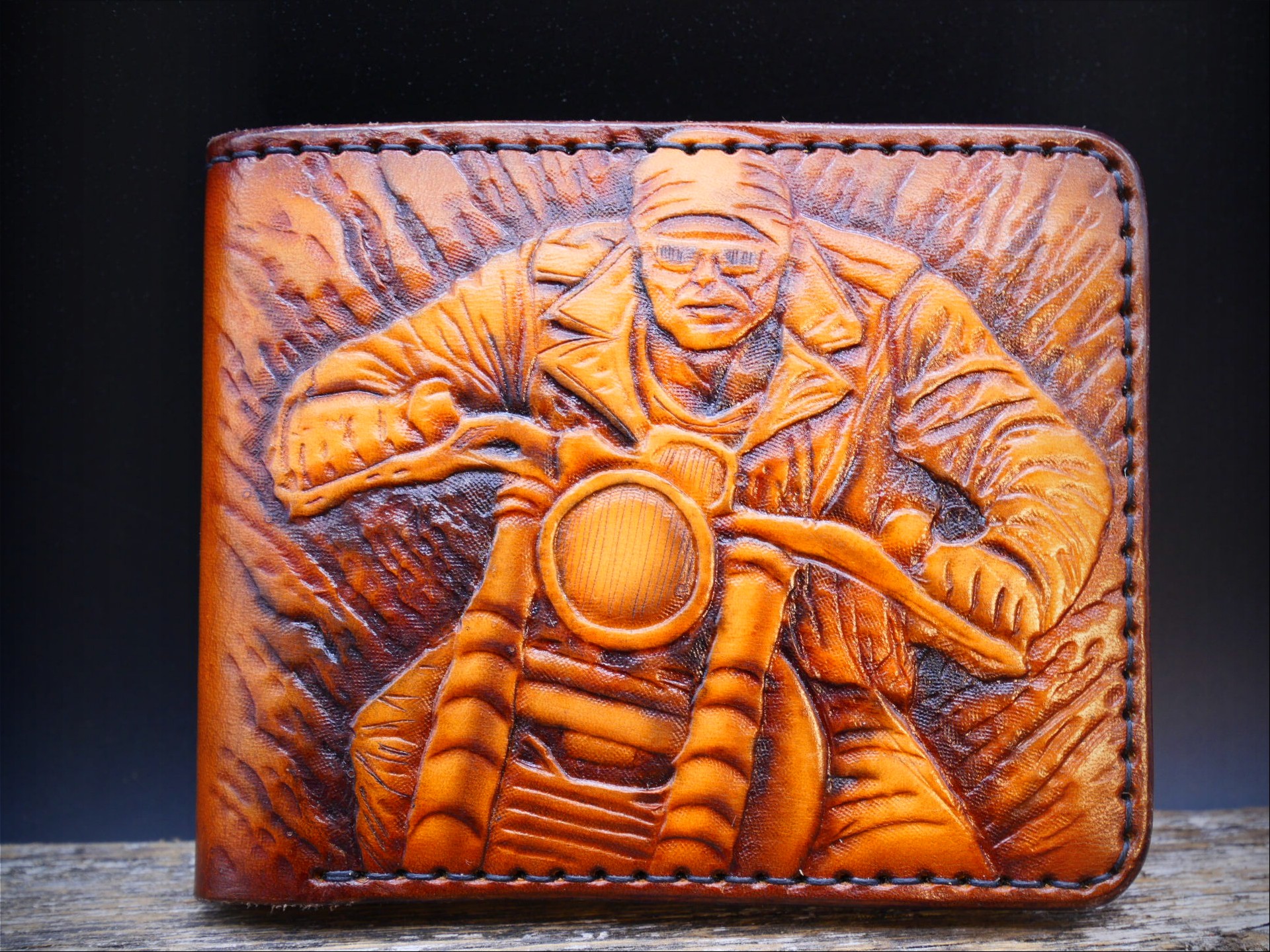 Odinė piniginė "Biker"