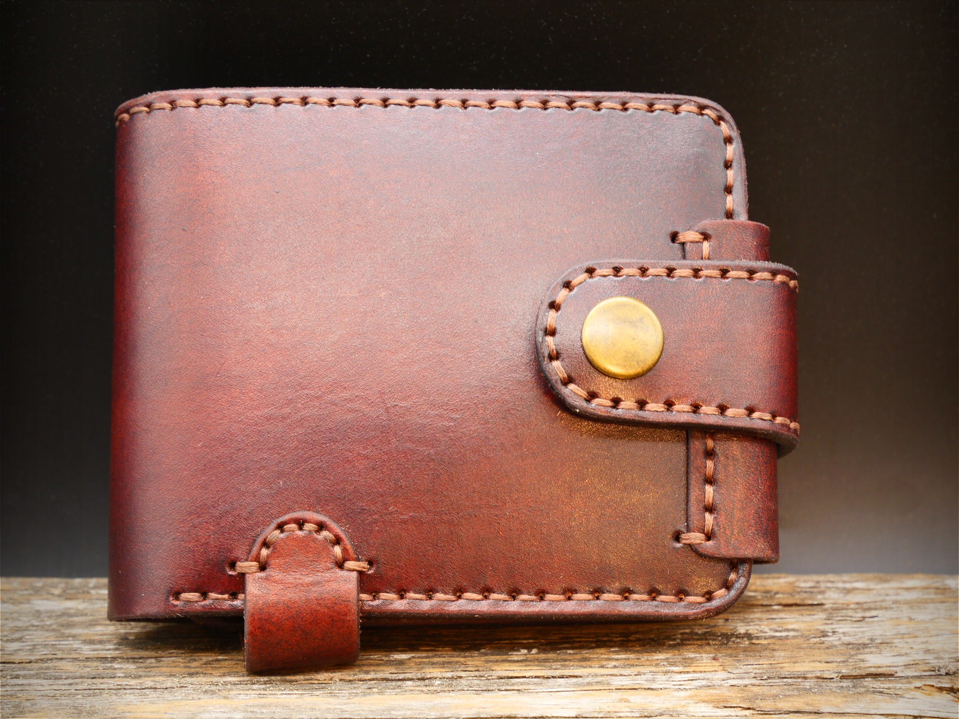 Odinė piniginė "Kaštonas"