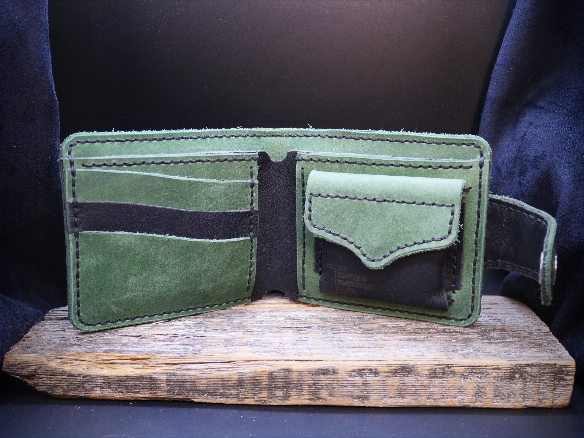 Odinė piniginė "Crazy Horse" (mix)