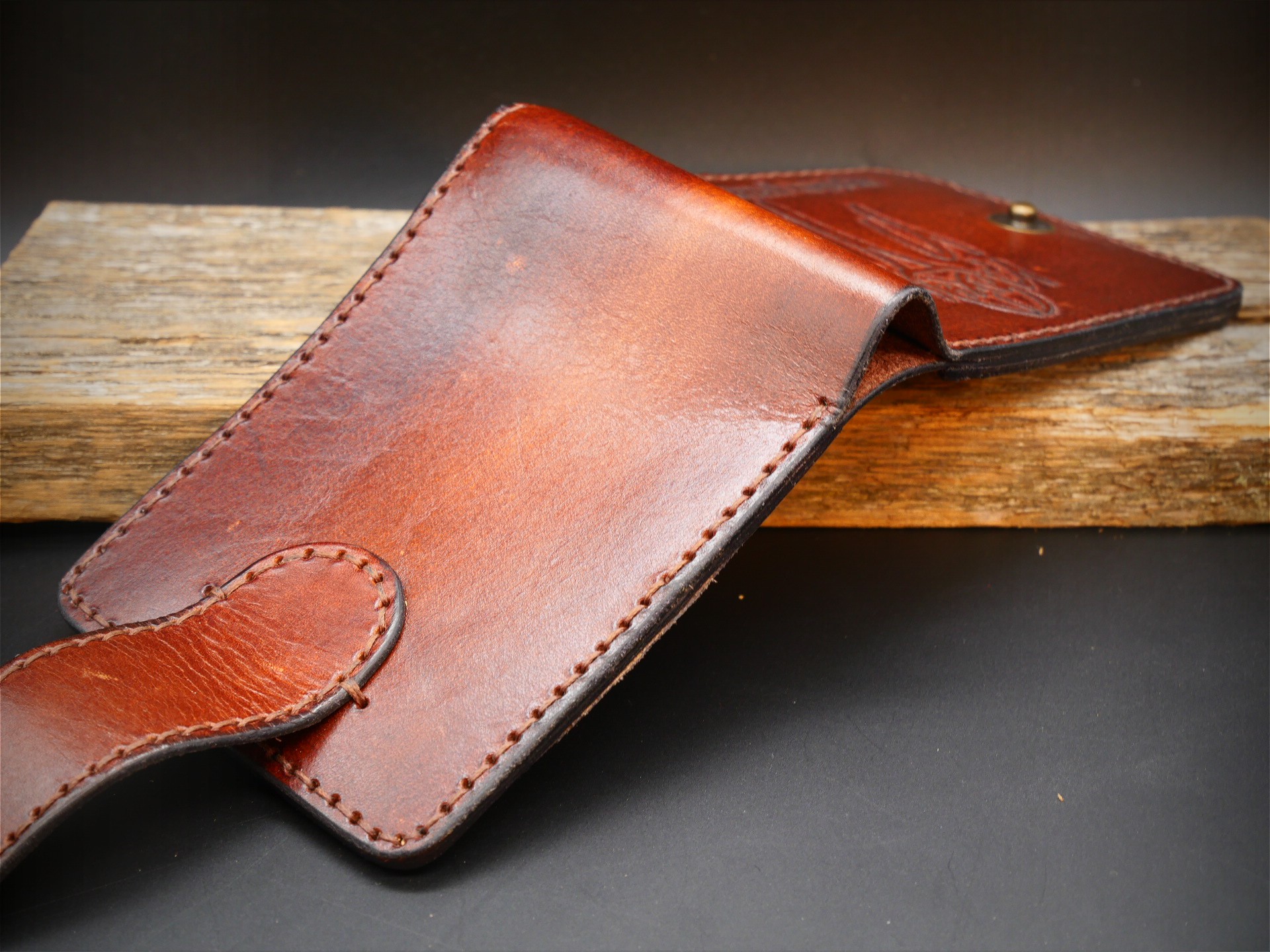 Odinė piniginė "Ukraina" (ruda)