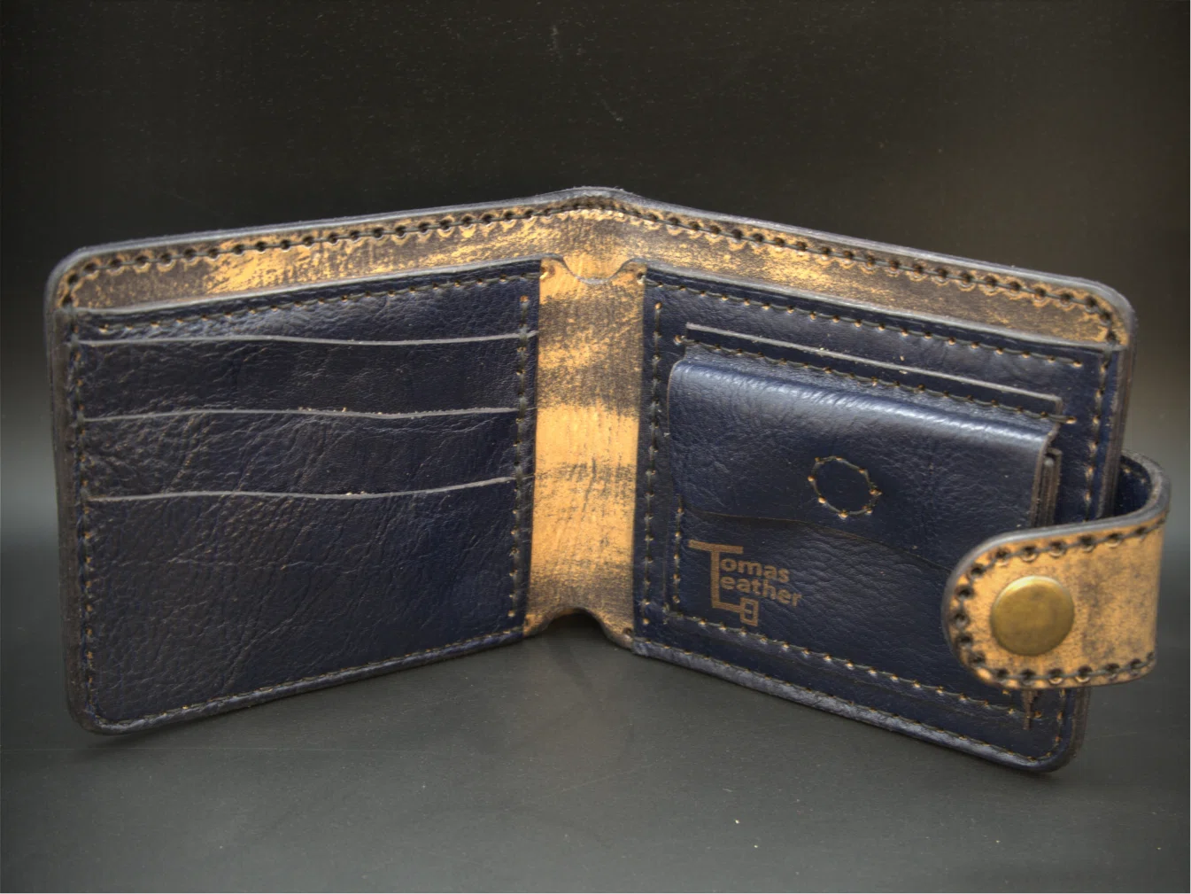 Odinė piniginė "Žalčių karalienė"/ Leather wallet