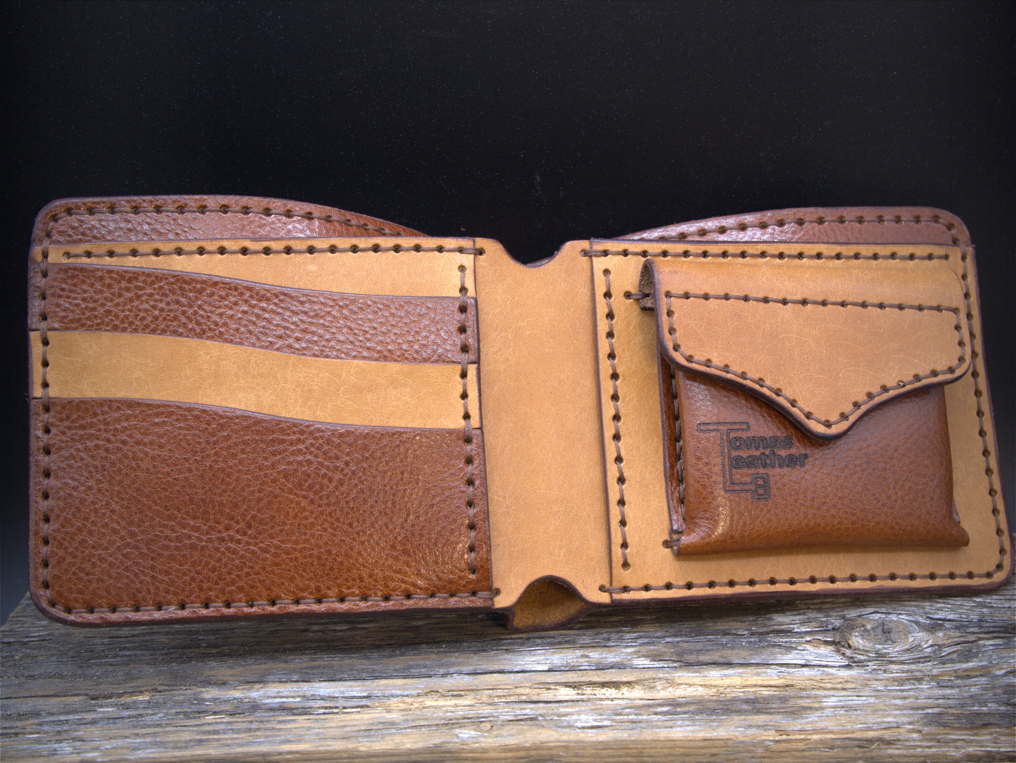 Odinė piniginė "Dealer"