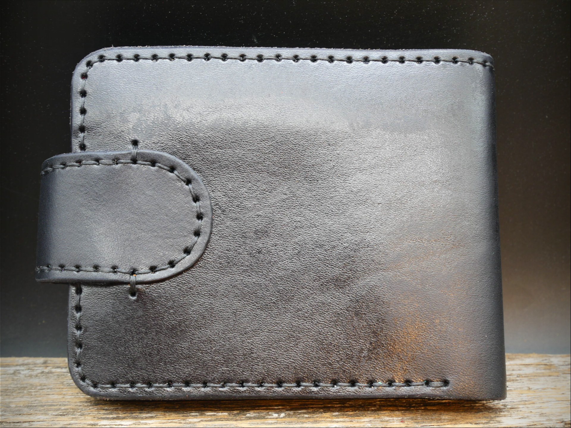 Odinė piniginė "Ukraina" (juoda)