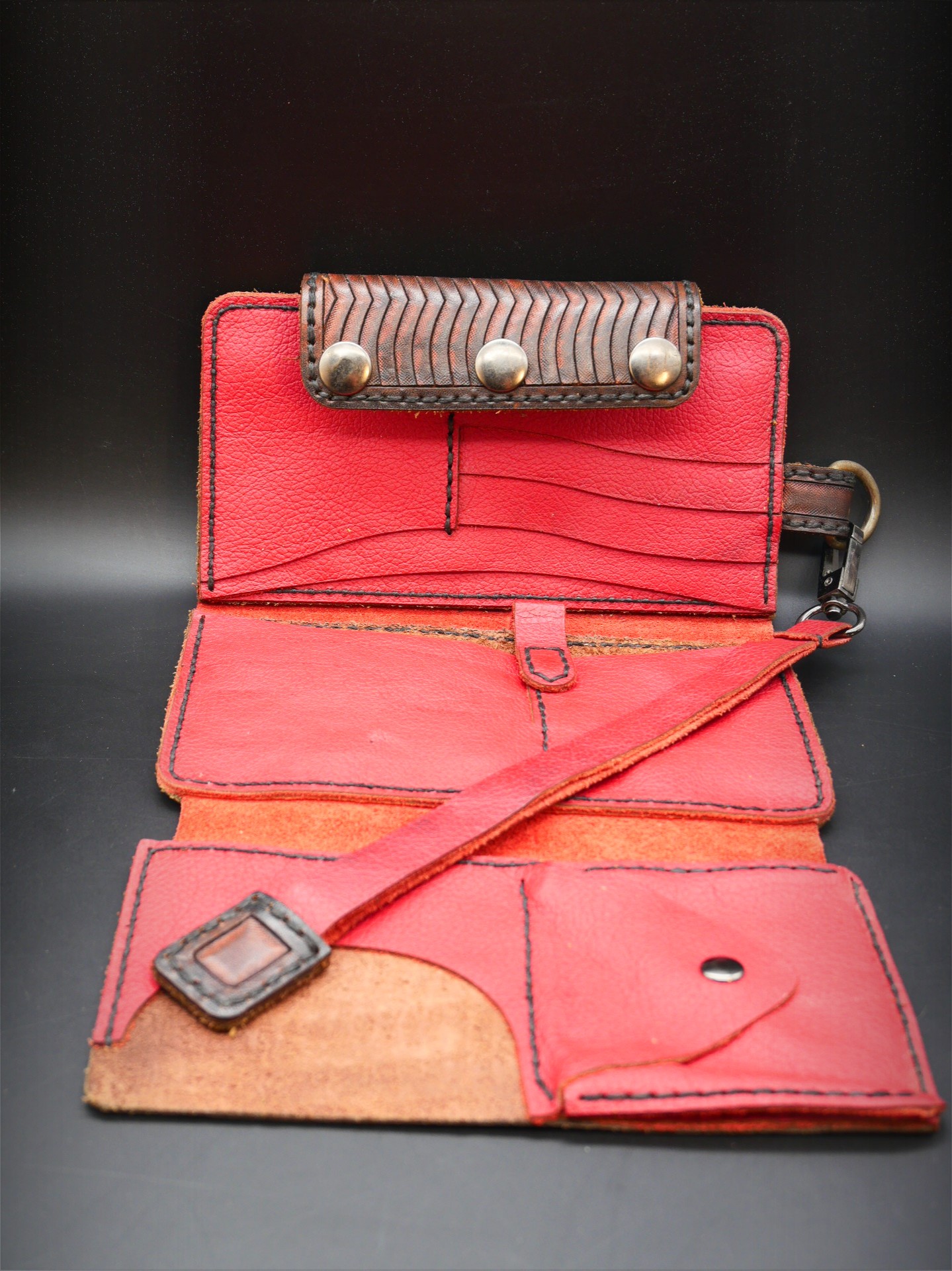 Delninukė iš natūralios odos "Dragon Blood"