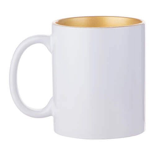 Tazza personalizzata oro /argento interno lucido