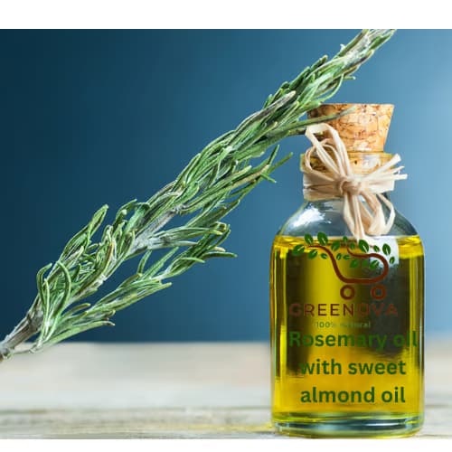 Rosemary oil with sweet almond oil
