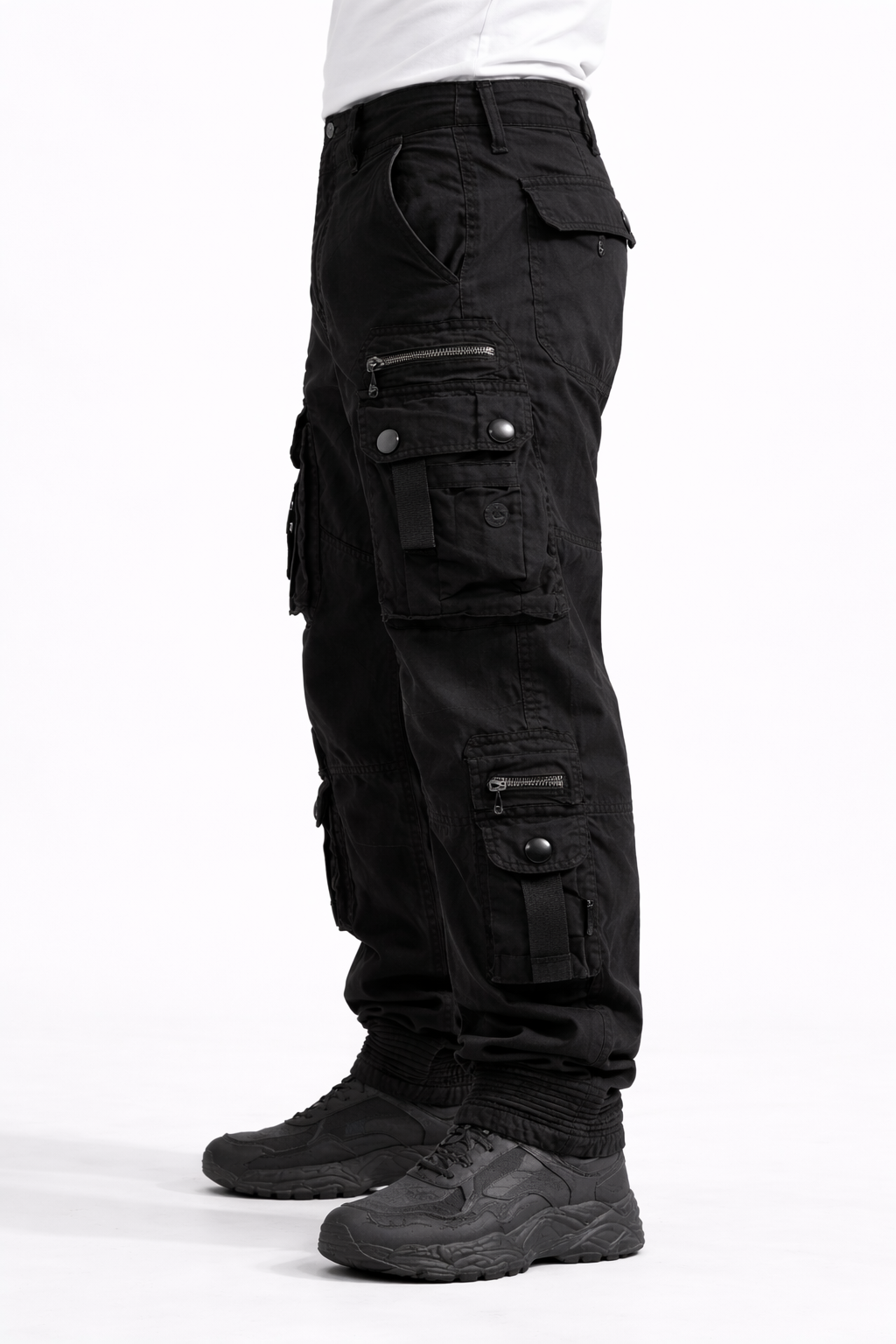 Batman Black Straight Fit Cargo