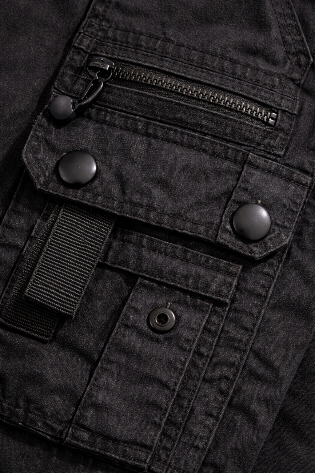 Batman Black Straight Fit Cargo