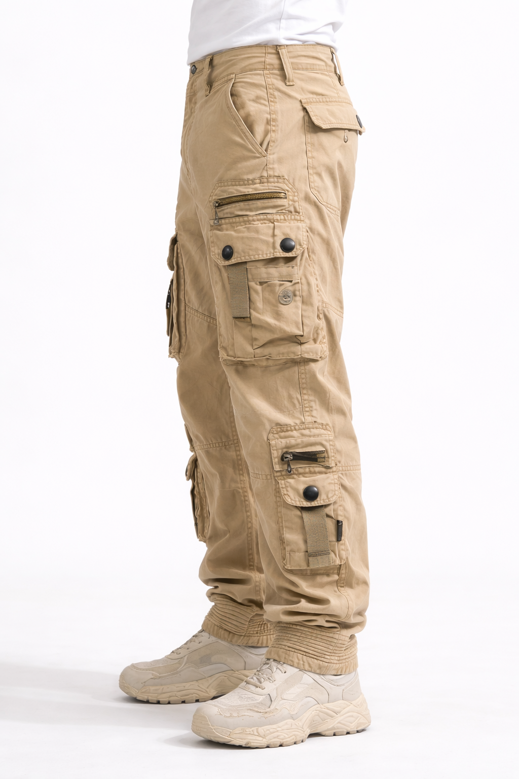 Straight Fit Desert Sand Cargo 