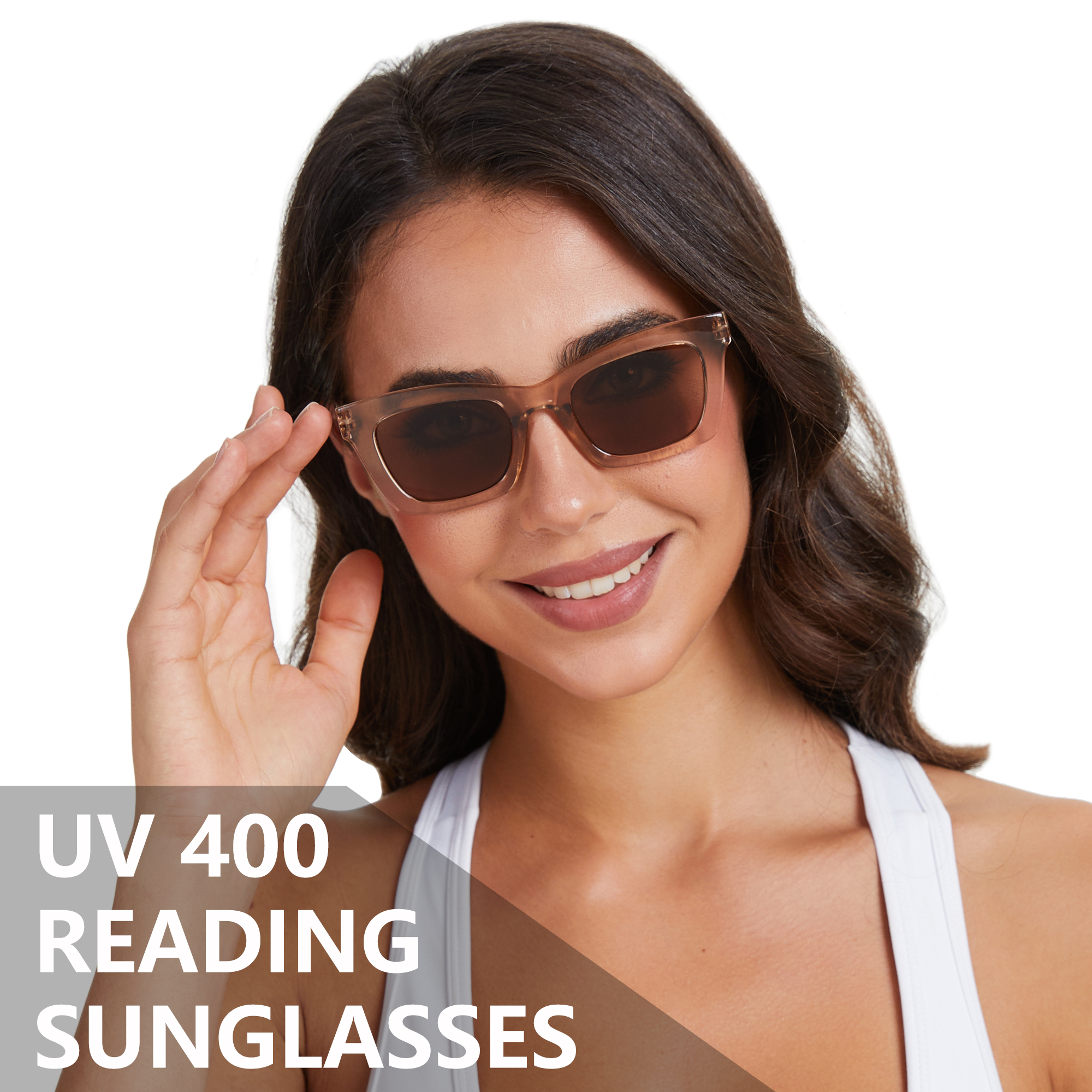 Reader Sunglasses 3 Pack Reading Sunglasses for women Stylis Style UV400 Full Lens Outdoor Reader Spring Hinge +1.5