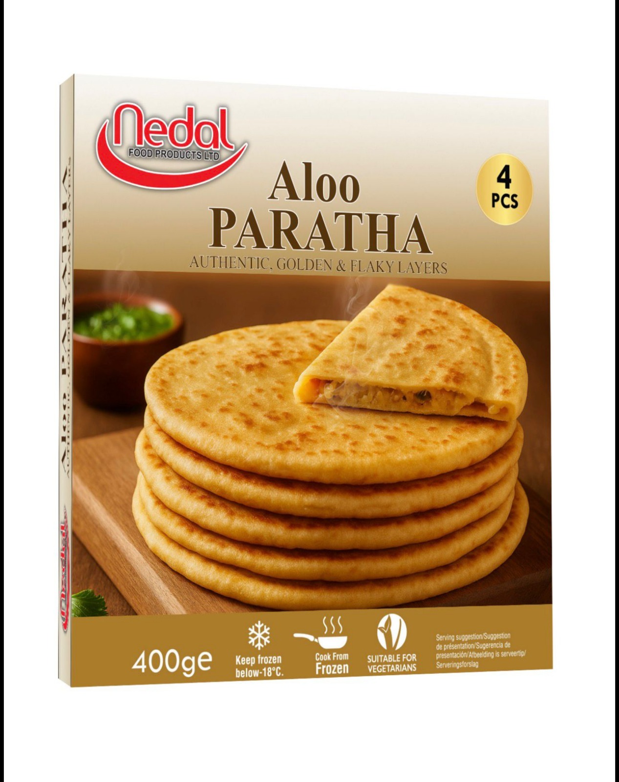Nedal Aloo Paratha (4 pcs)