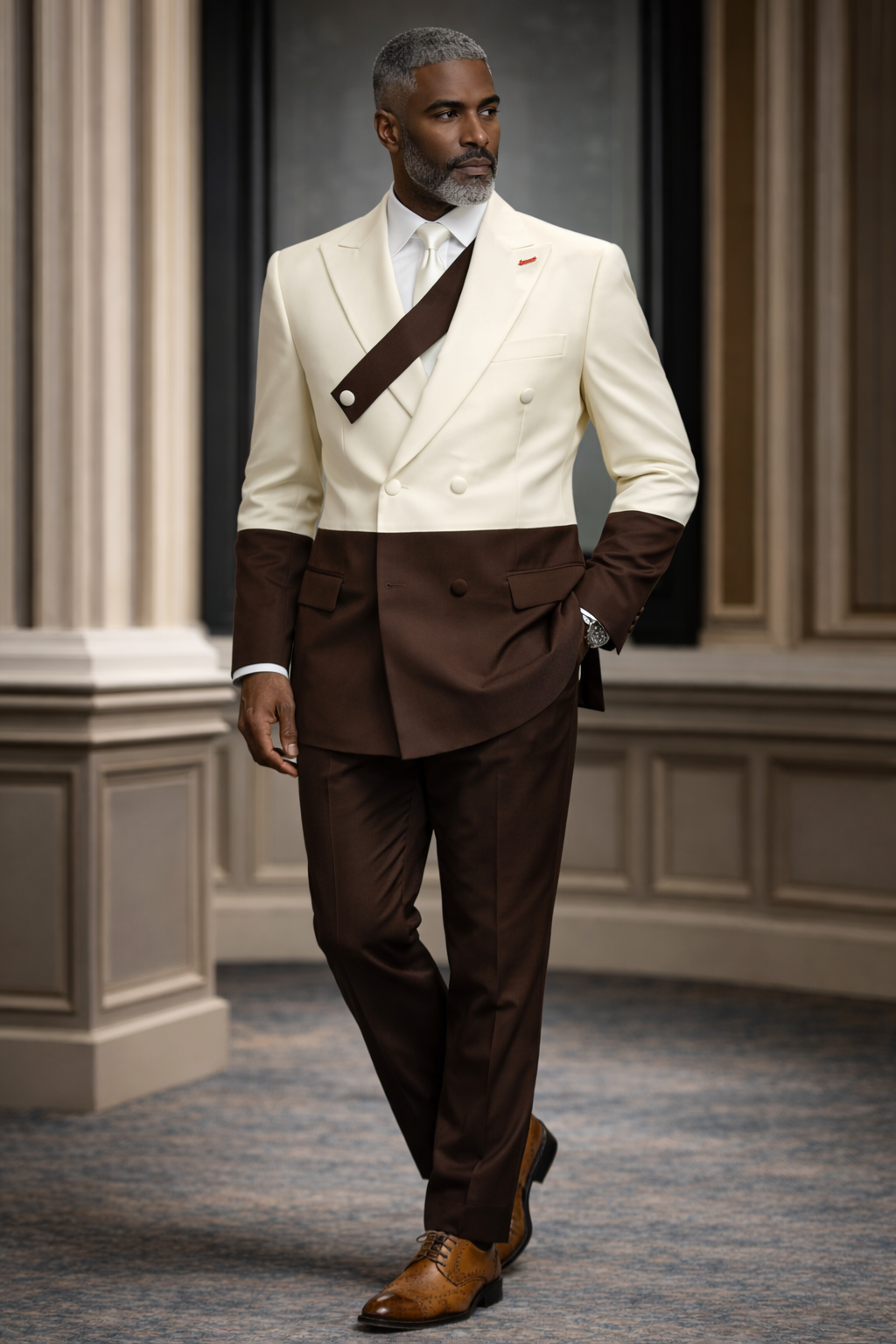 Two-Tone Formal Suit