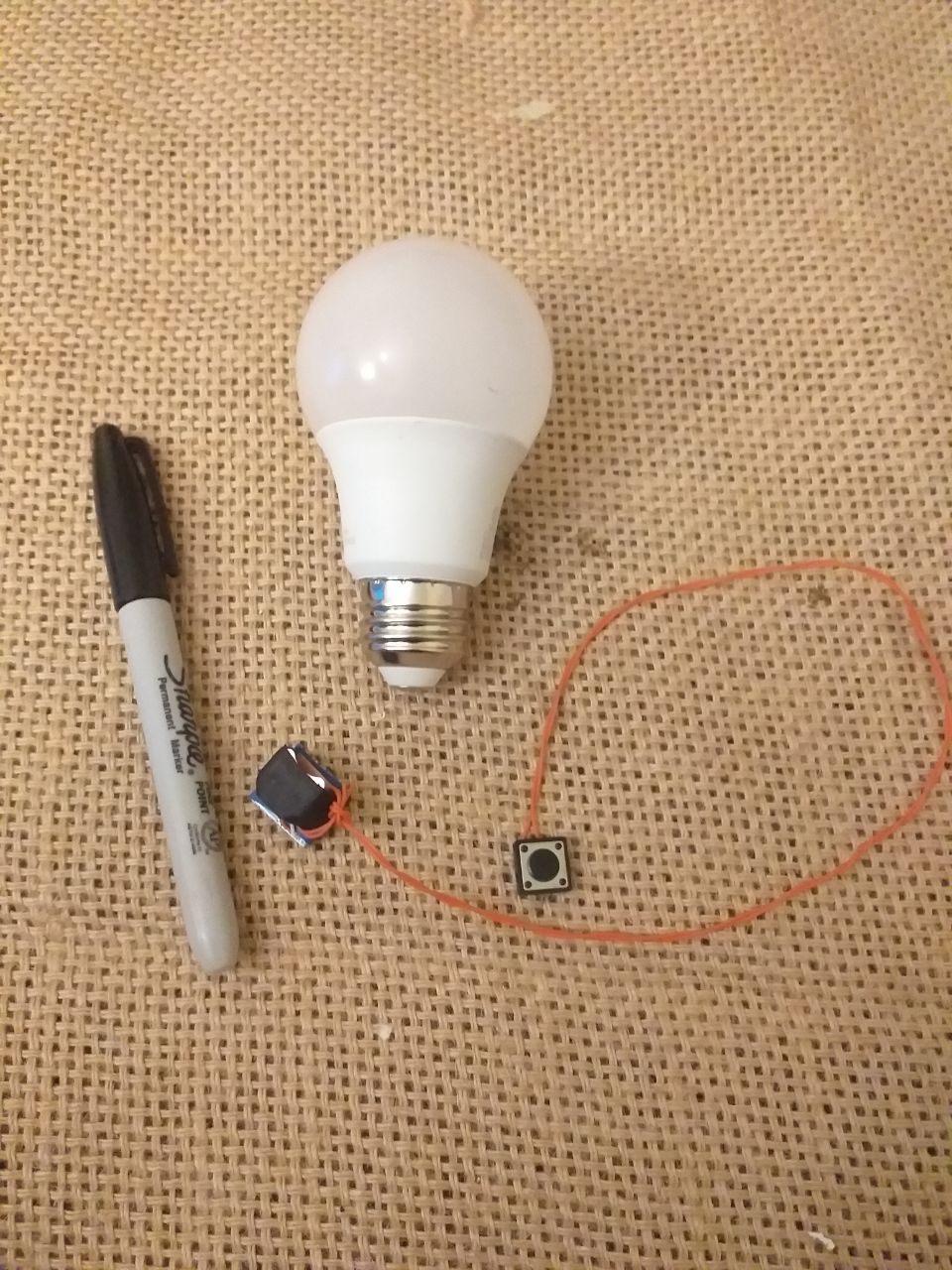 Lampada controle remoto