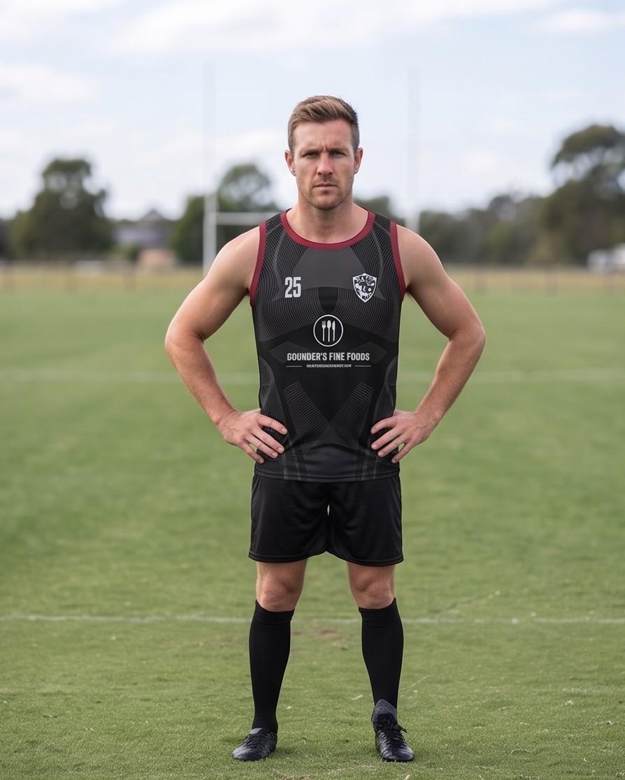 Black Soccer Vest