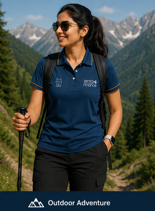 Blue Corporate Polo T-shirts