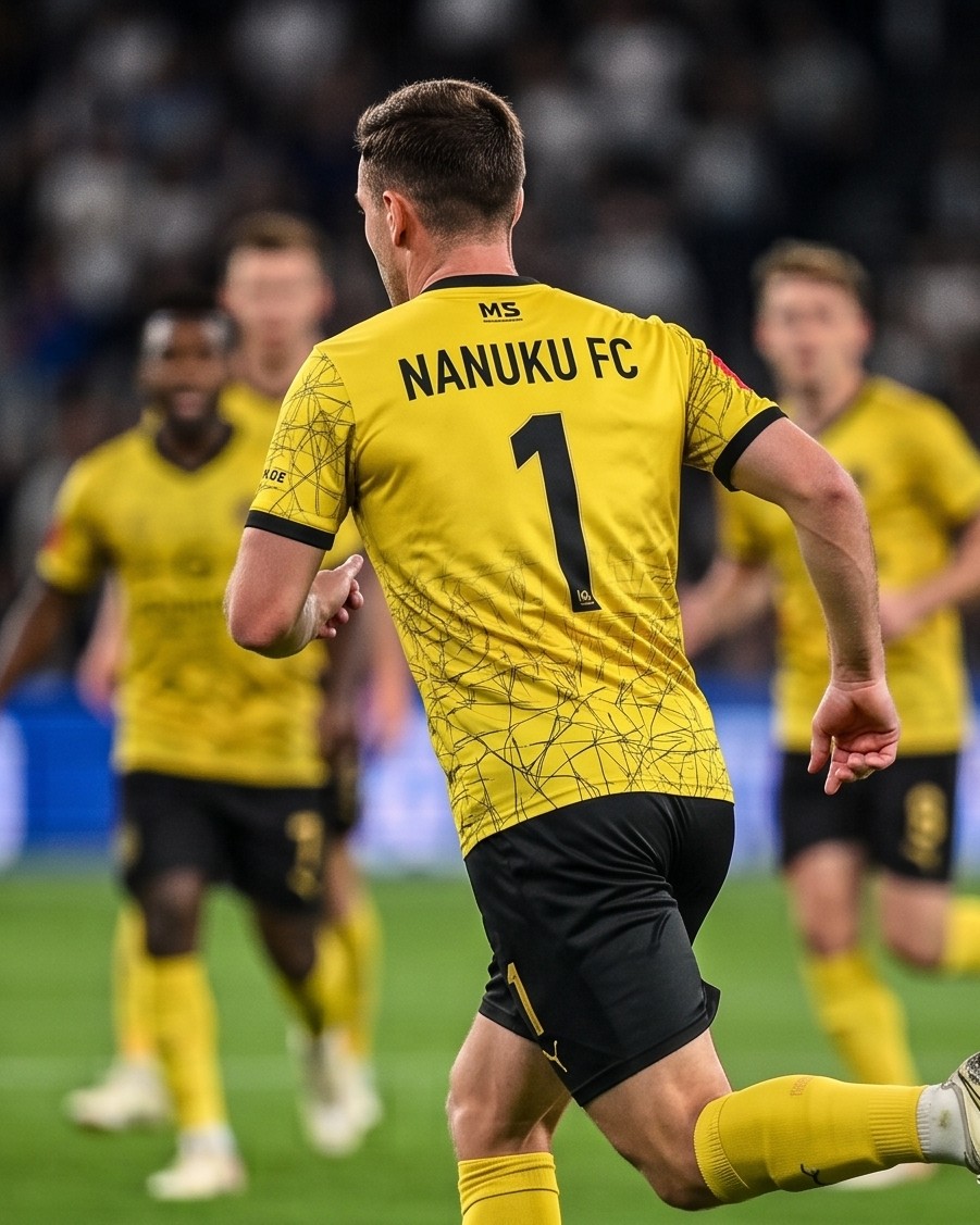 Yellow & Black Soccer Jersey Kit
