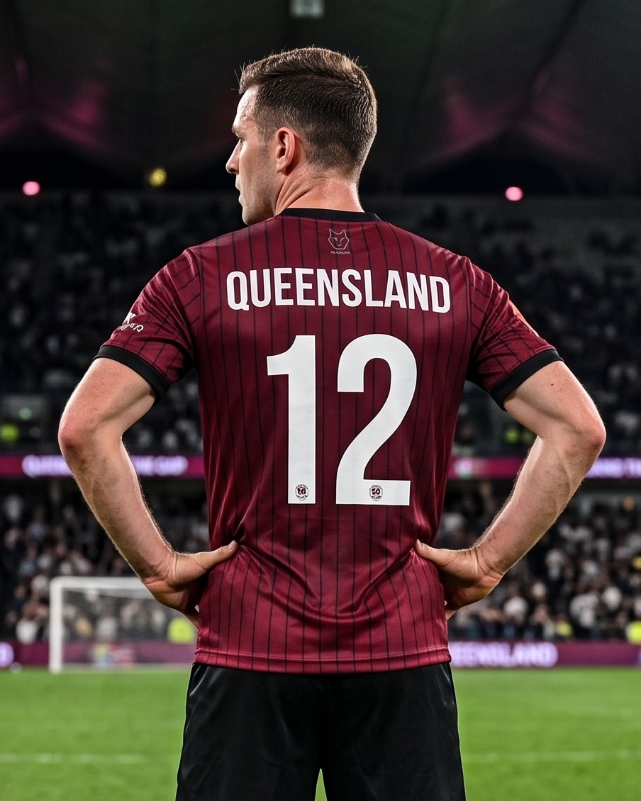 Maroon Football Jersey Set