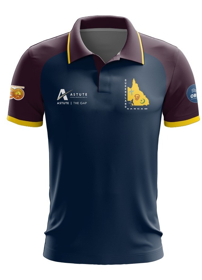 Blue Red Corporate Polo T-shirts