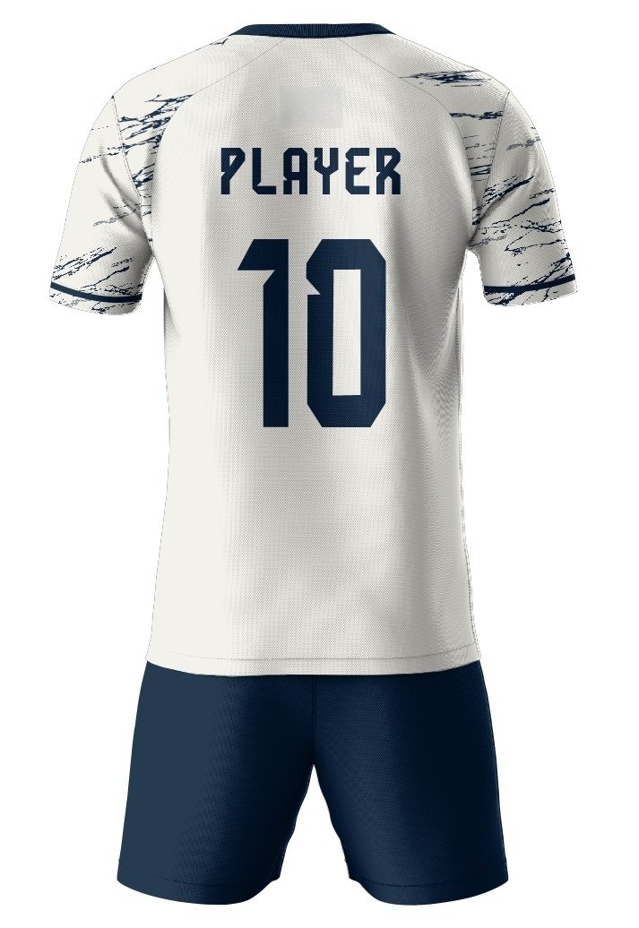 Marble Pattern Soccer Jersey Set