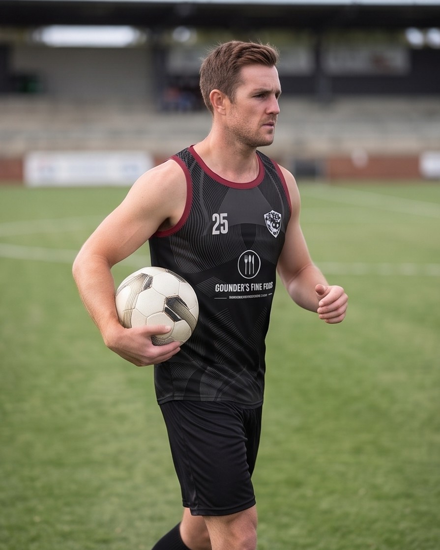 Black Soccer Vest