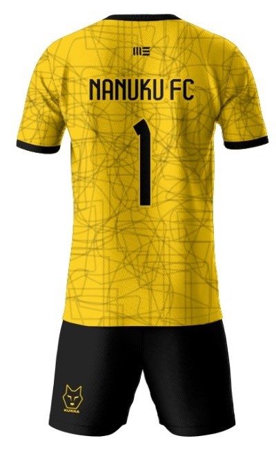 Yellow & Black Soccer Jersey Kit