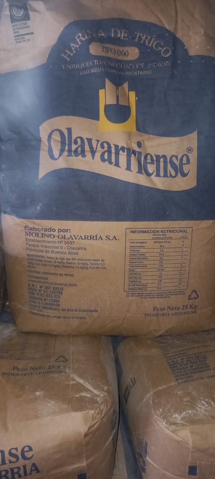 Harina de trigo Olavarriense