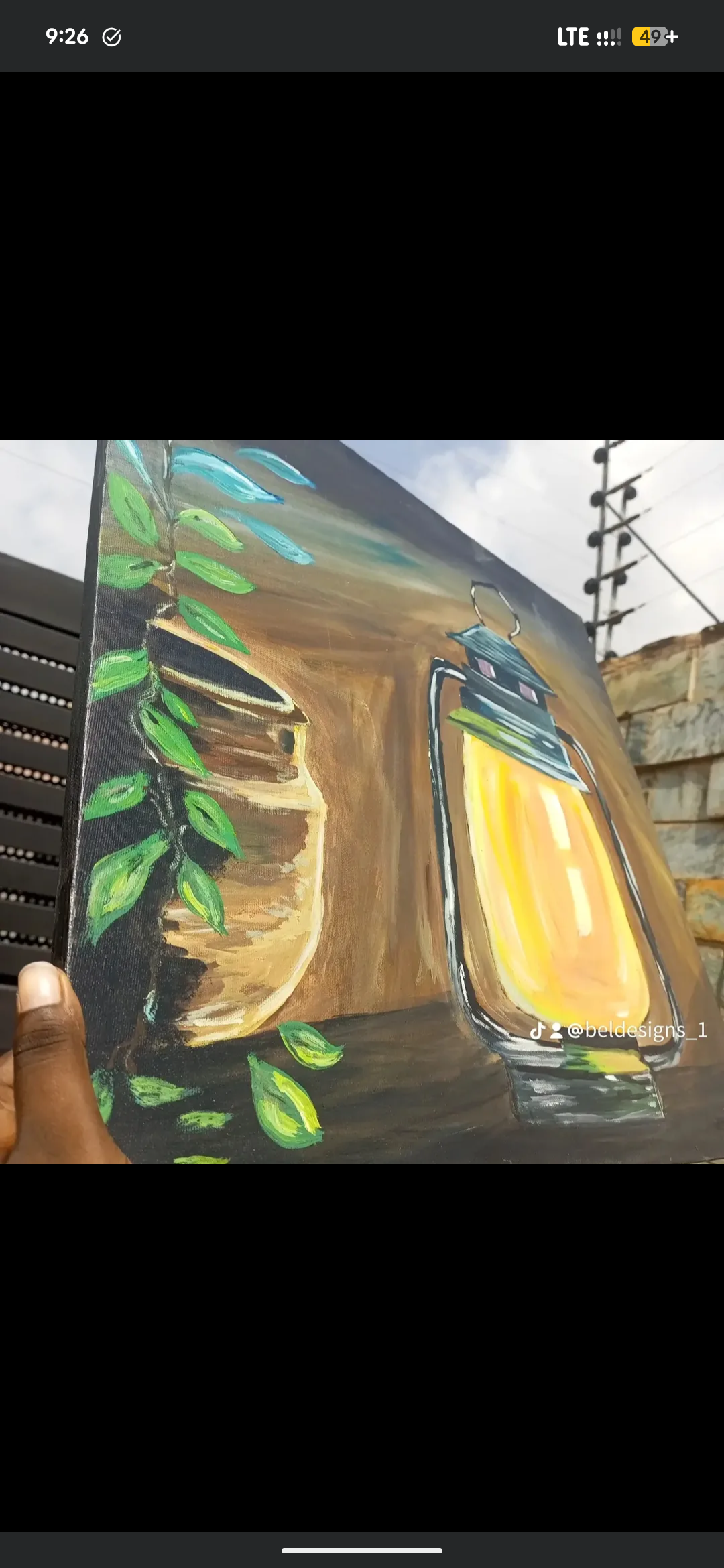 Lantern & Nature Wall Art