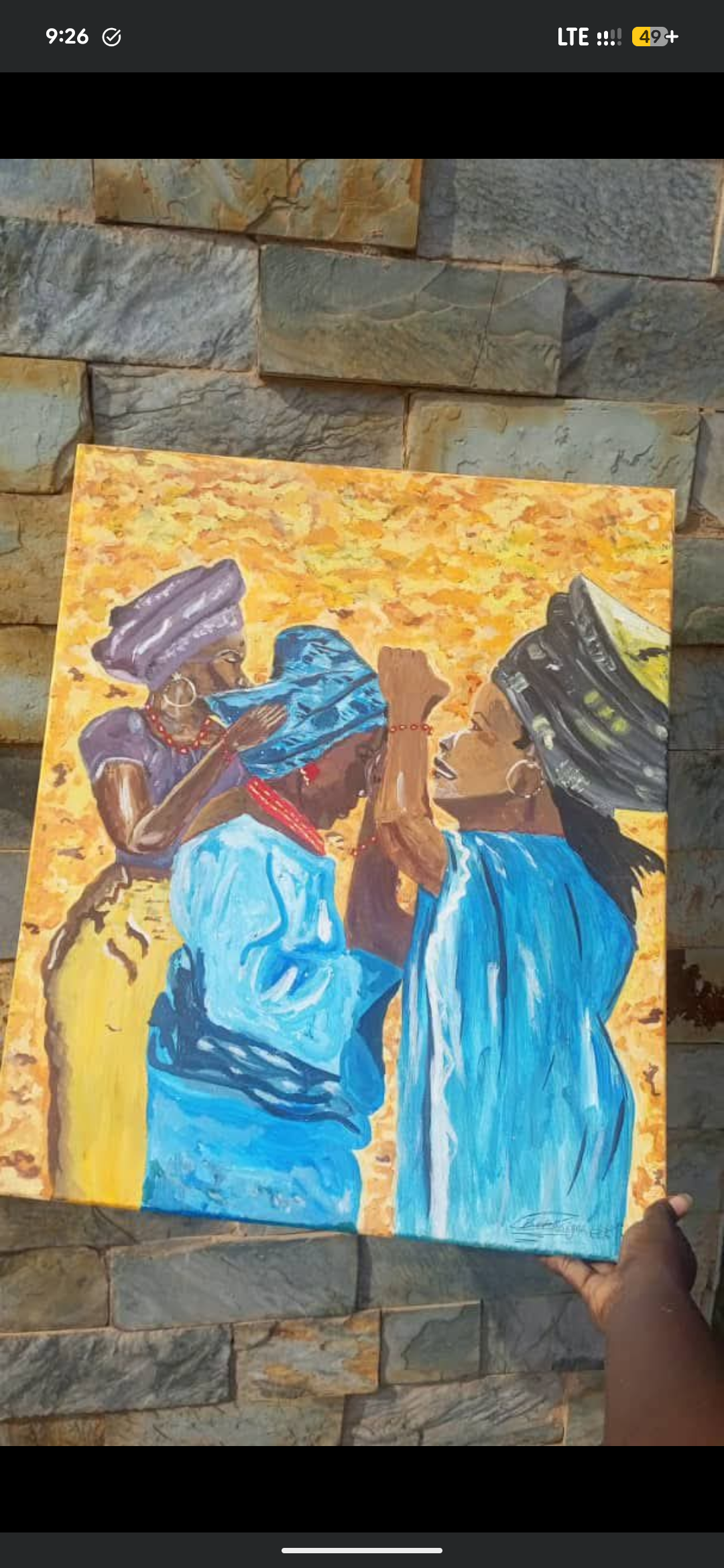 African Women Canvas Painting