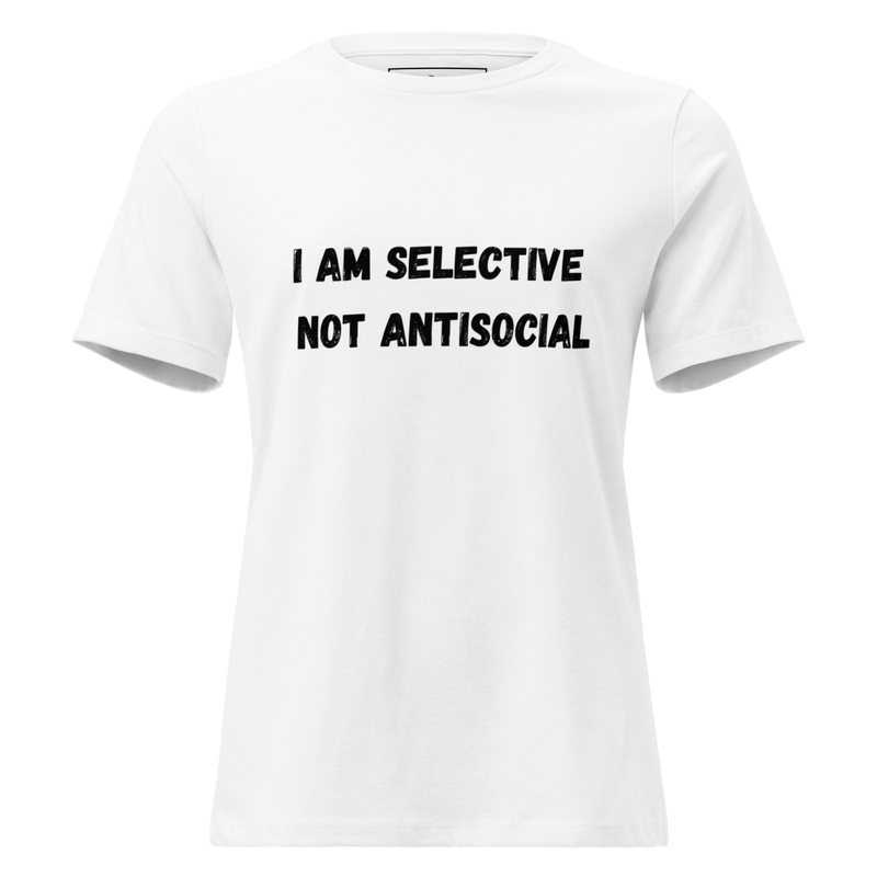 I am selective. Not antisocial - Premium soft cotton T-Shirt