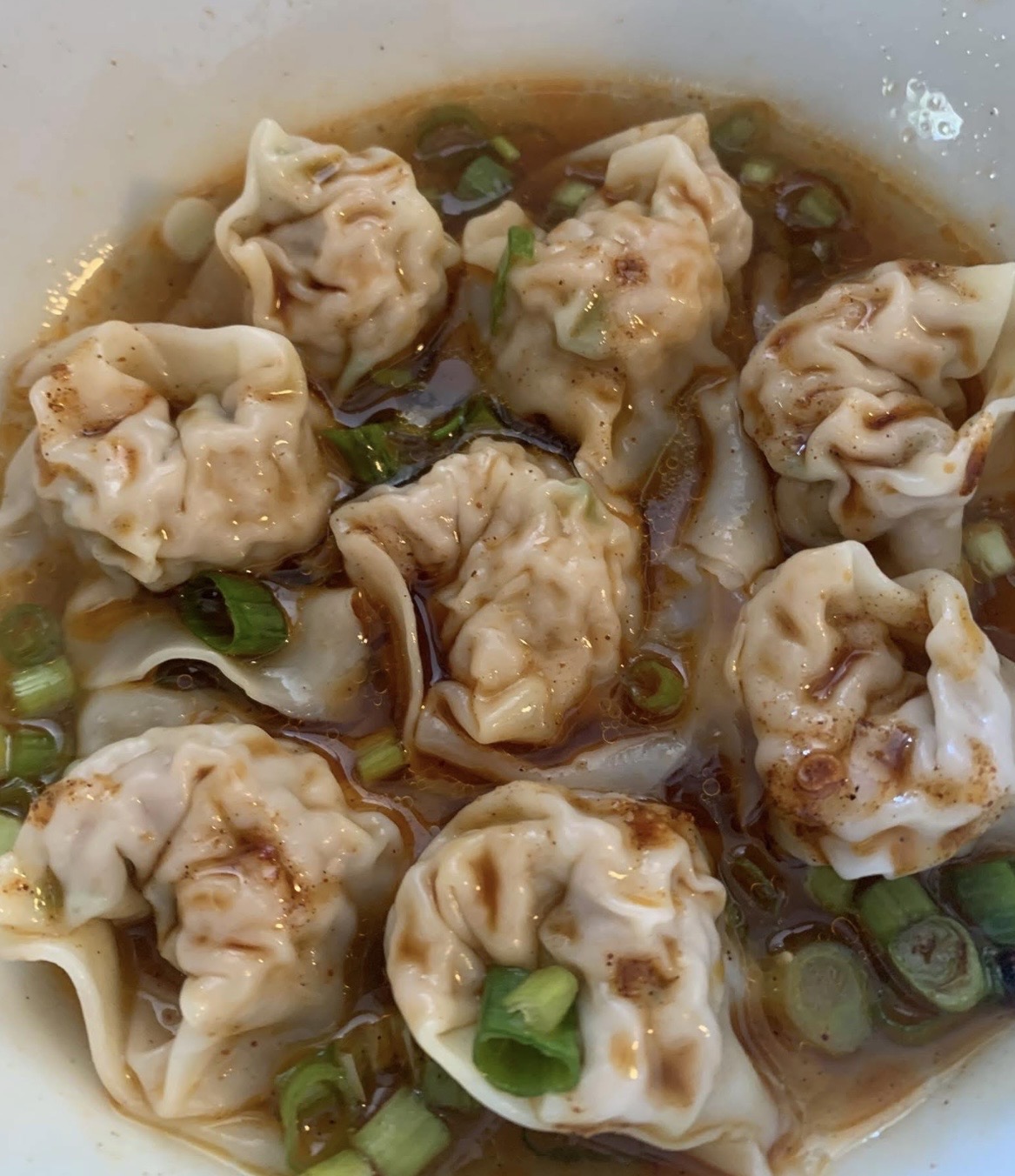 Gluten Free Pork Wonton Soup 