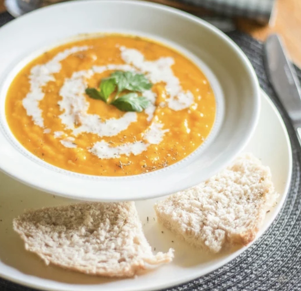 Gluten Free Vegan Carrot Ginger Soup 