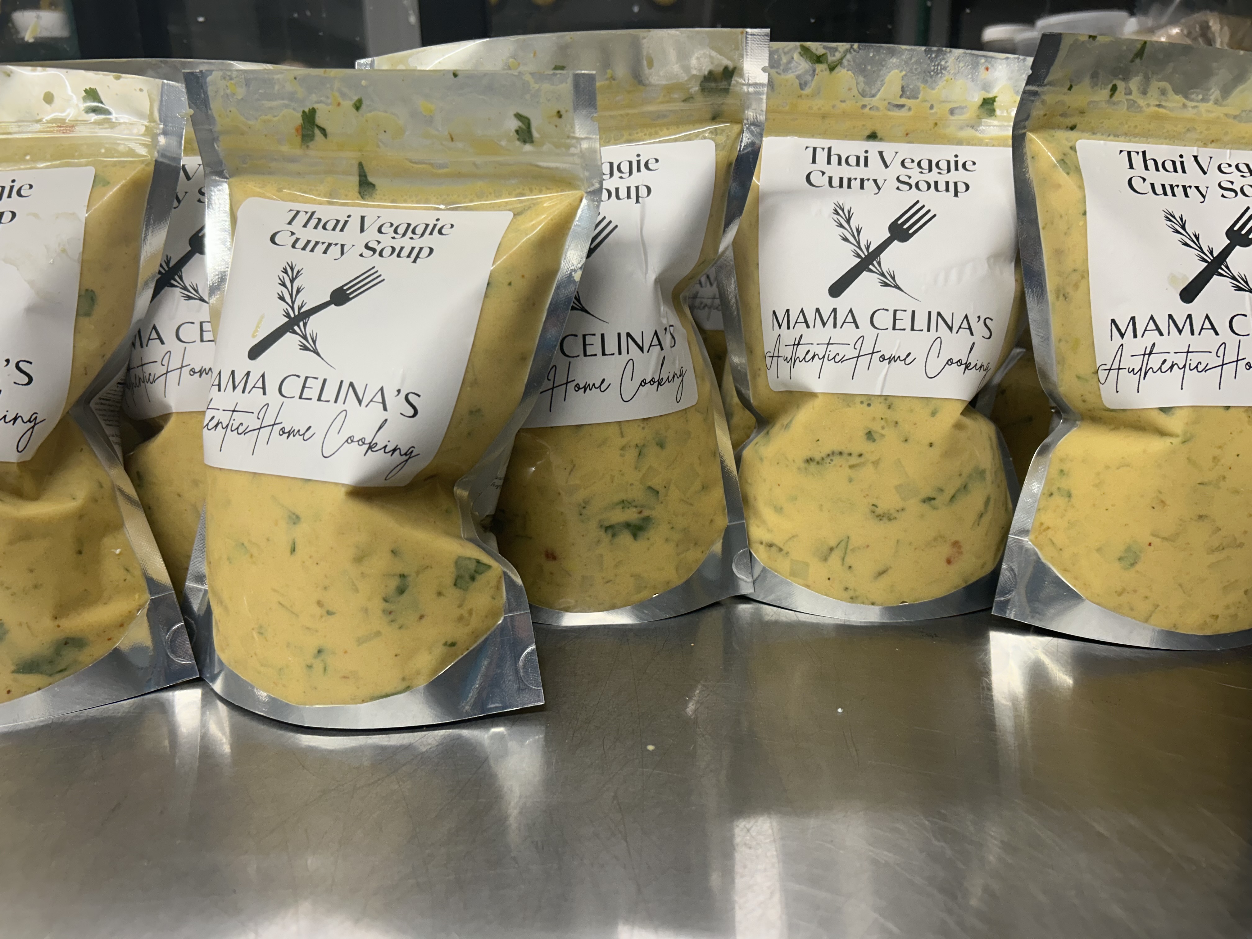 Gluten Free Vegan Veggie Thai Coconut Curry Soup 