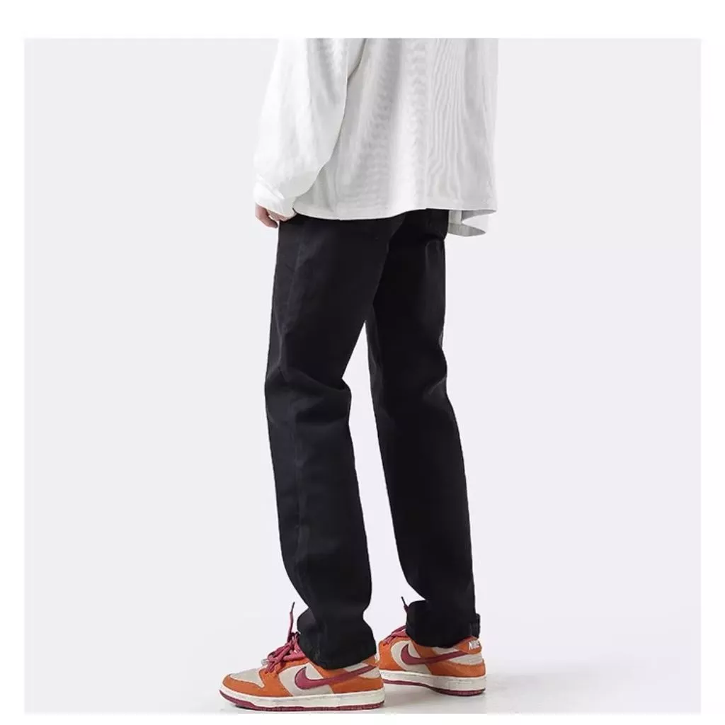 Kids Boy Fashion Skinny Jeans Black Denim