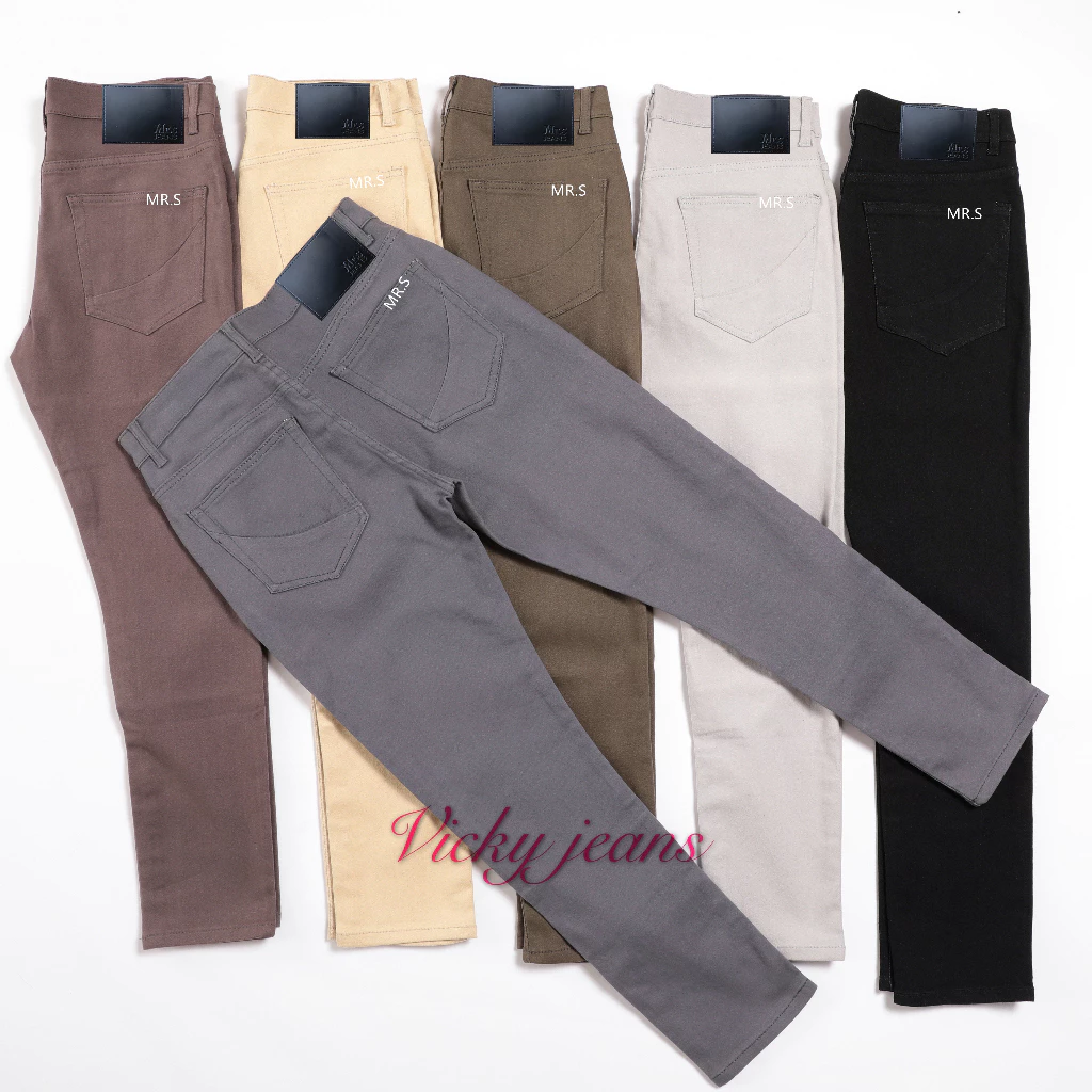 Men's Skinny Cotton Stretch Pants