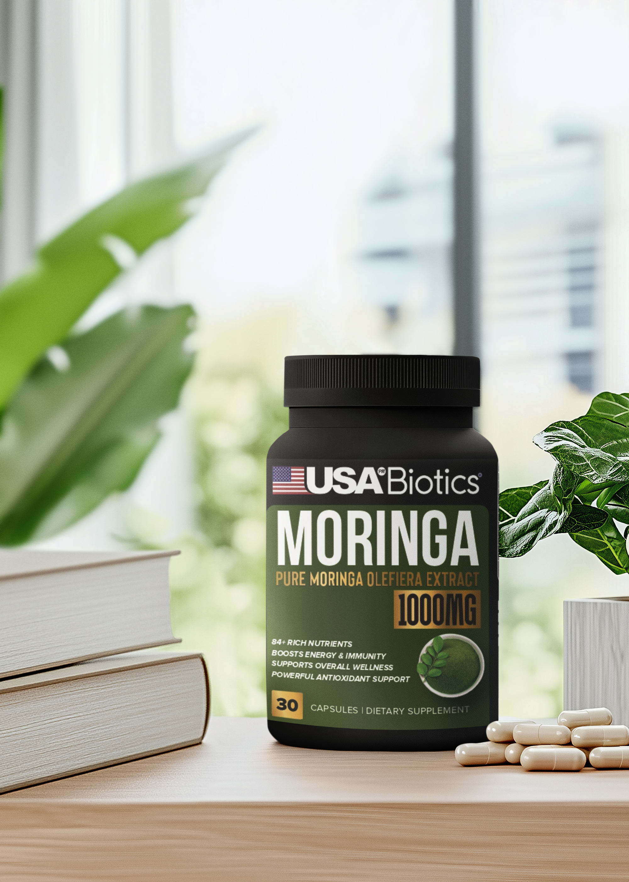 USA Biotics Moringa Capsules