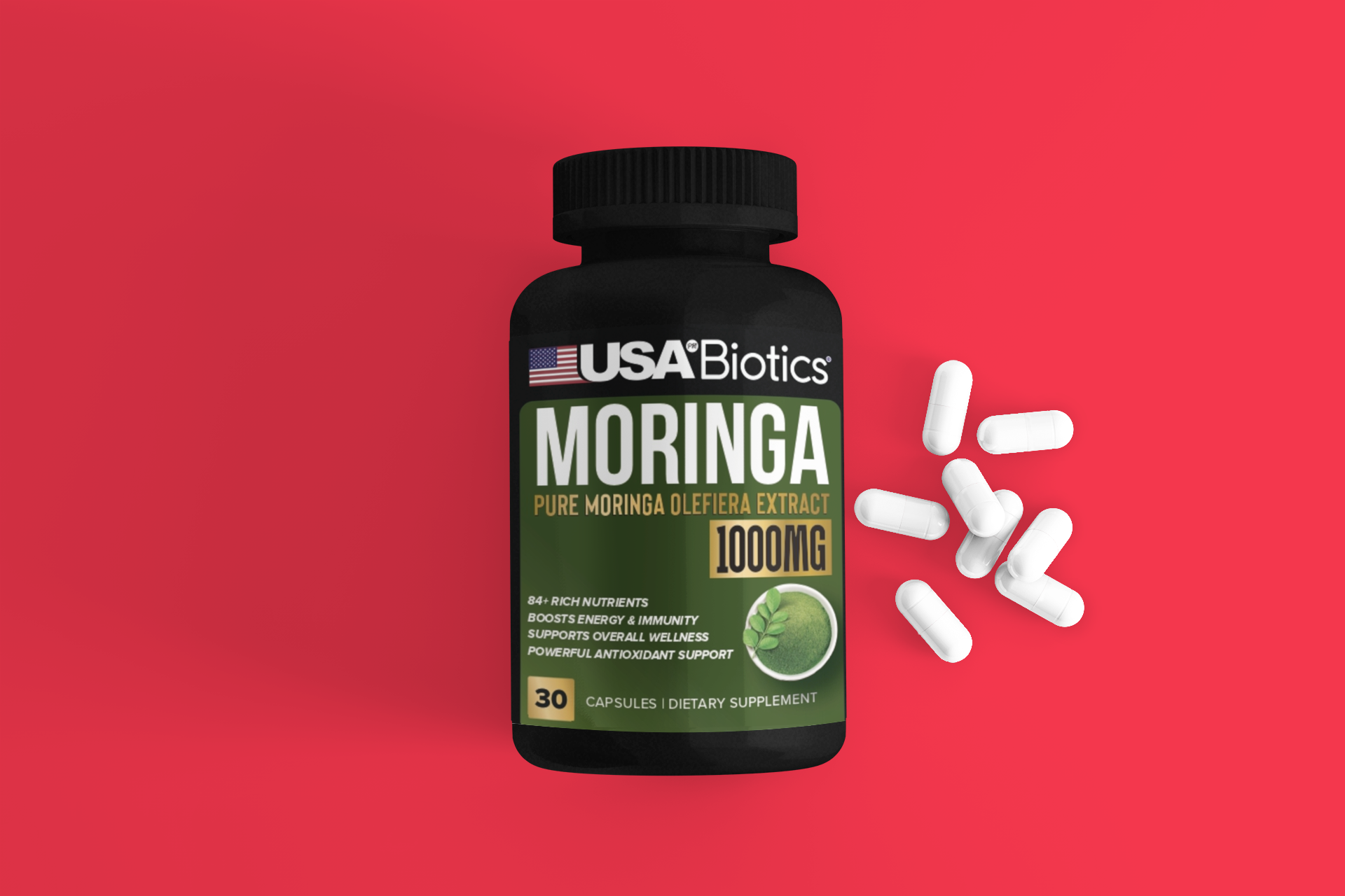 USA Biotics Moringa Capsules