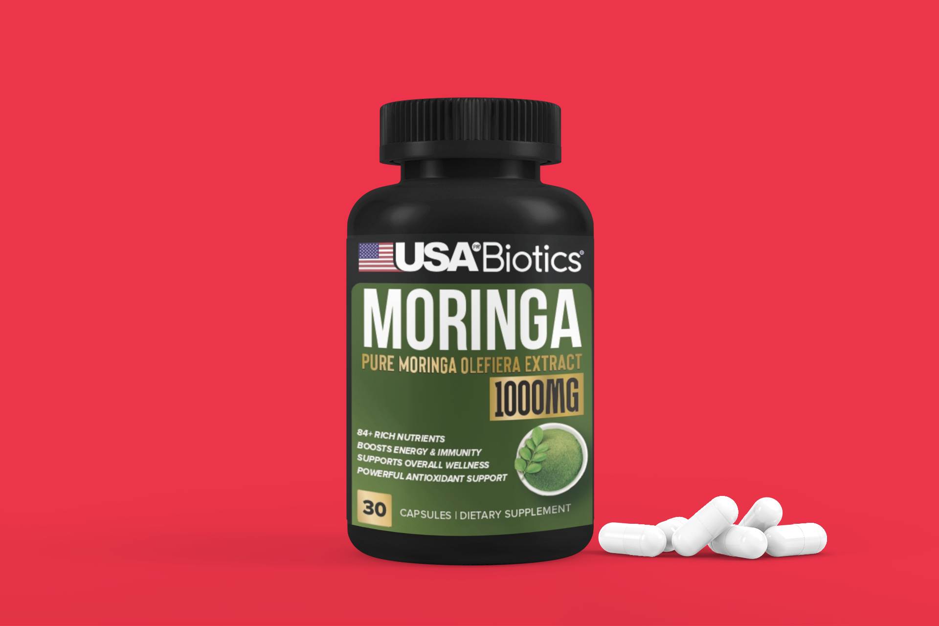 USA Biotics Moringa Capsules