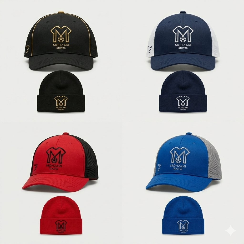 Mohzari Sports Cap & Beanie Set
