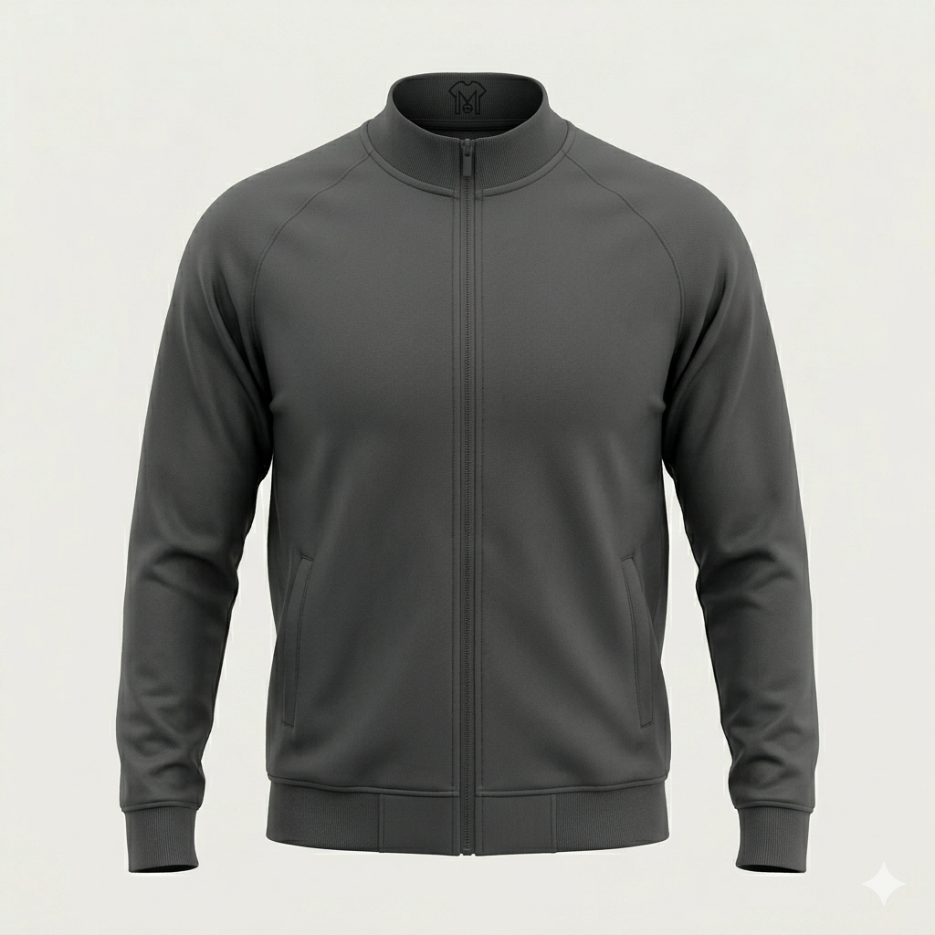 Classic Charcoal Track Jacket