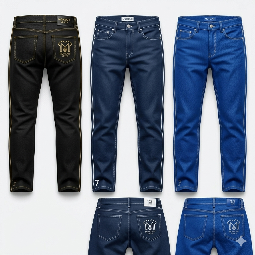 Monogram Slim Fit Jeans