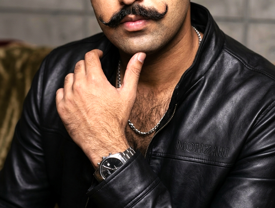 Mohzari Black Leather Jacket