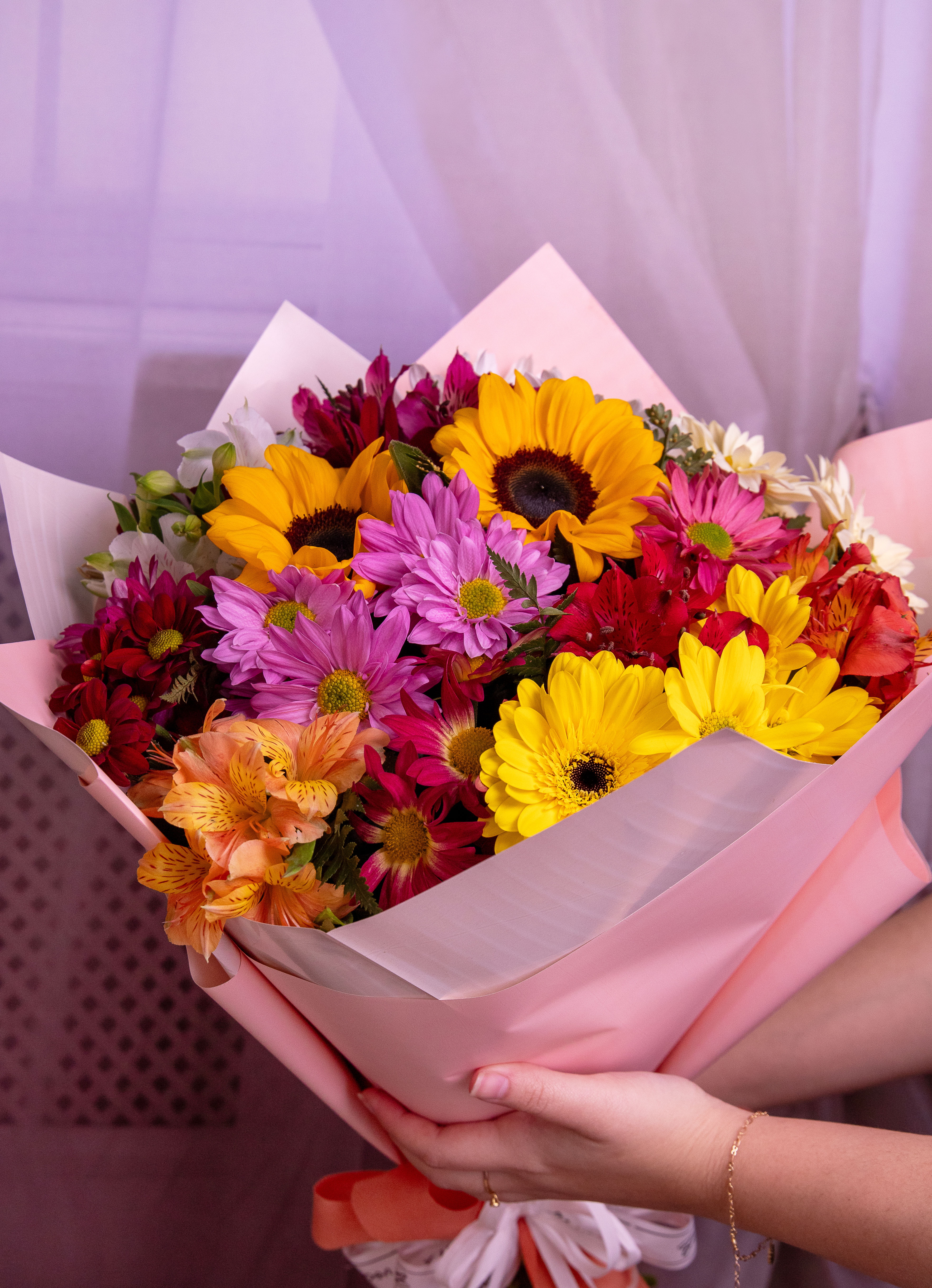 Buquê de Flores do Campo Grande Misto