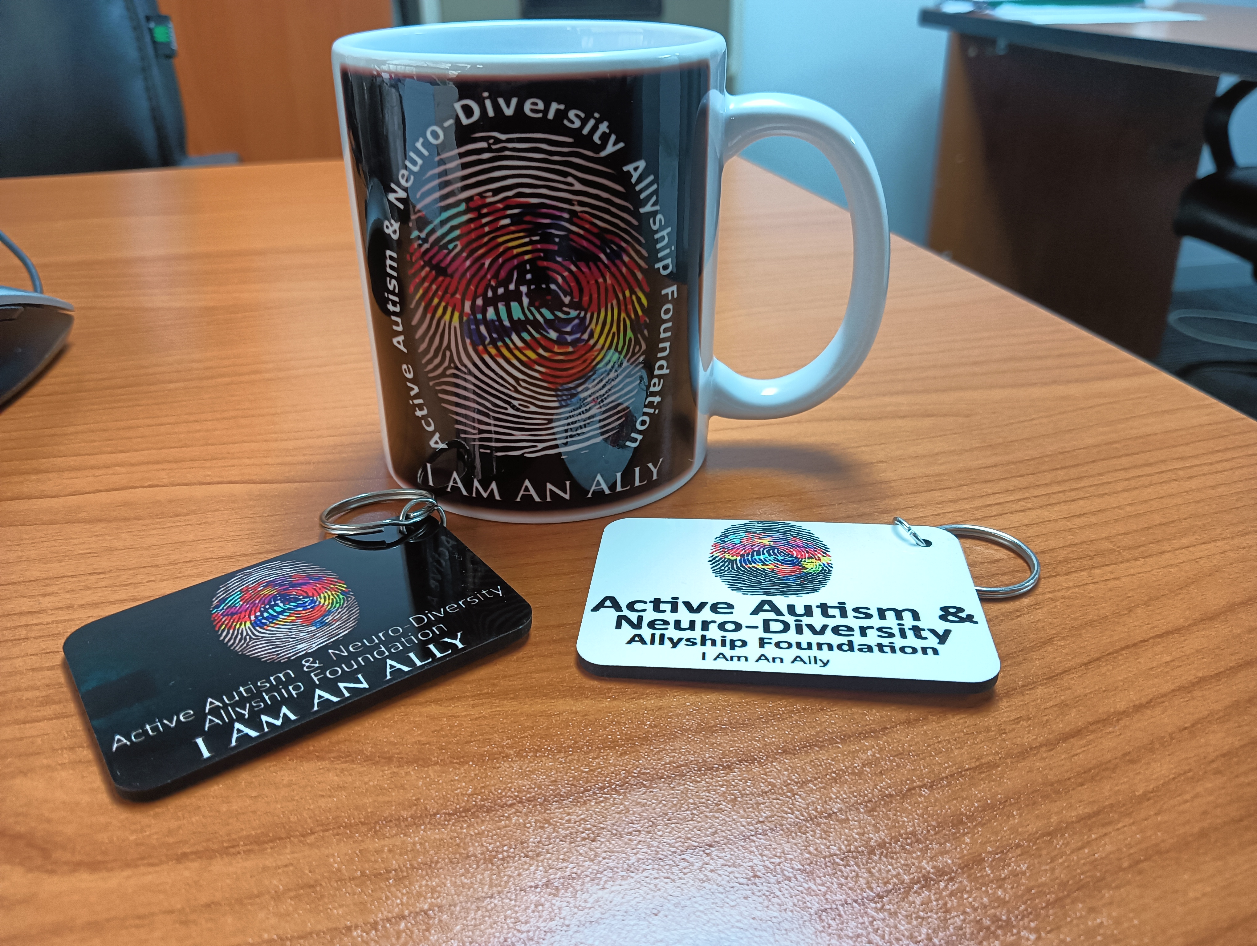 Neurodiversity Ally Mug & Keychain Set