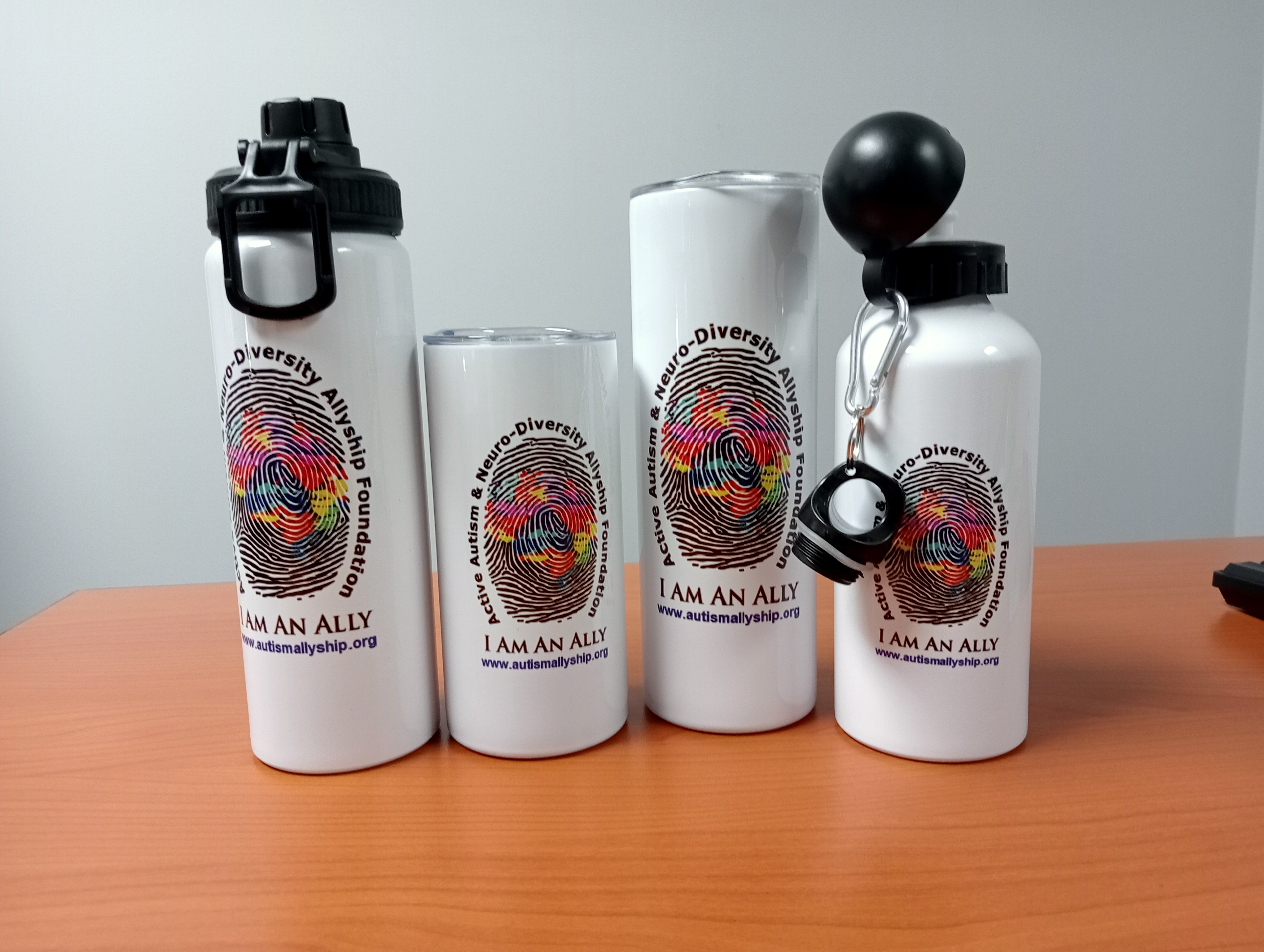 Neurodiversity Ally Water Bottle Set
