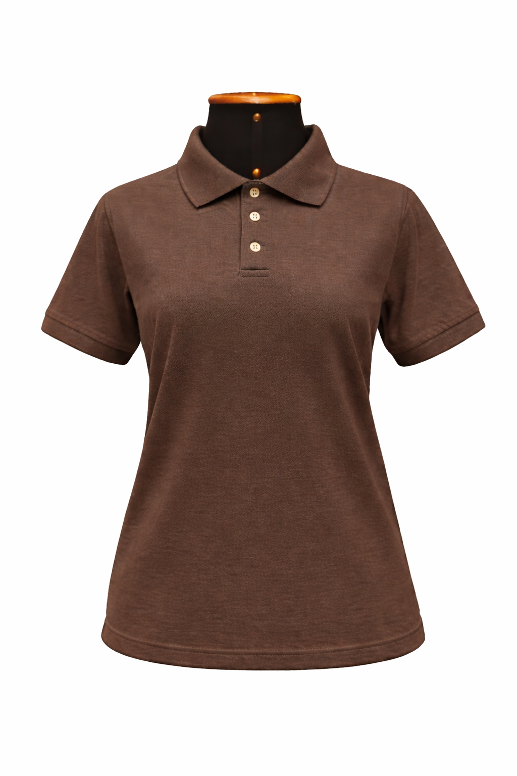 Camisa Polo Unissex Marrom